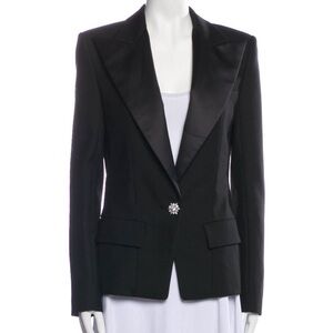 Alexandre Vauthier crystal Button Blazer 36 US 4 Small.